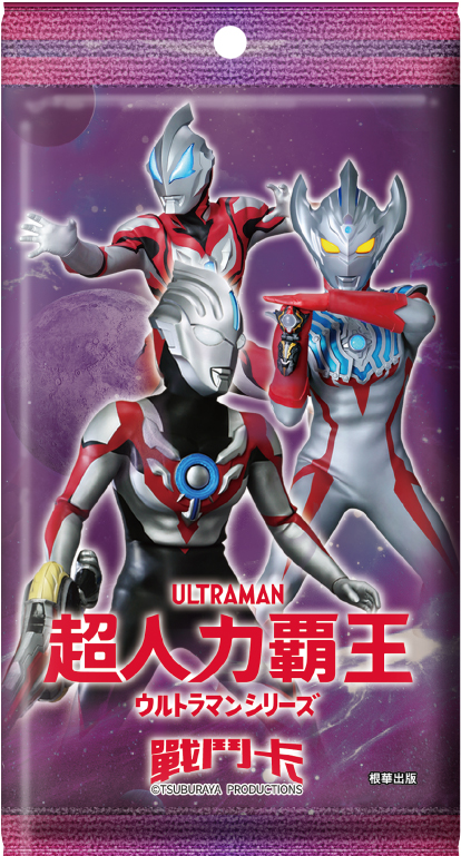 京甫 - 超人力霸王盲包戰鬥卡(紅.藍)-顏色隨機