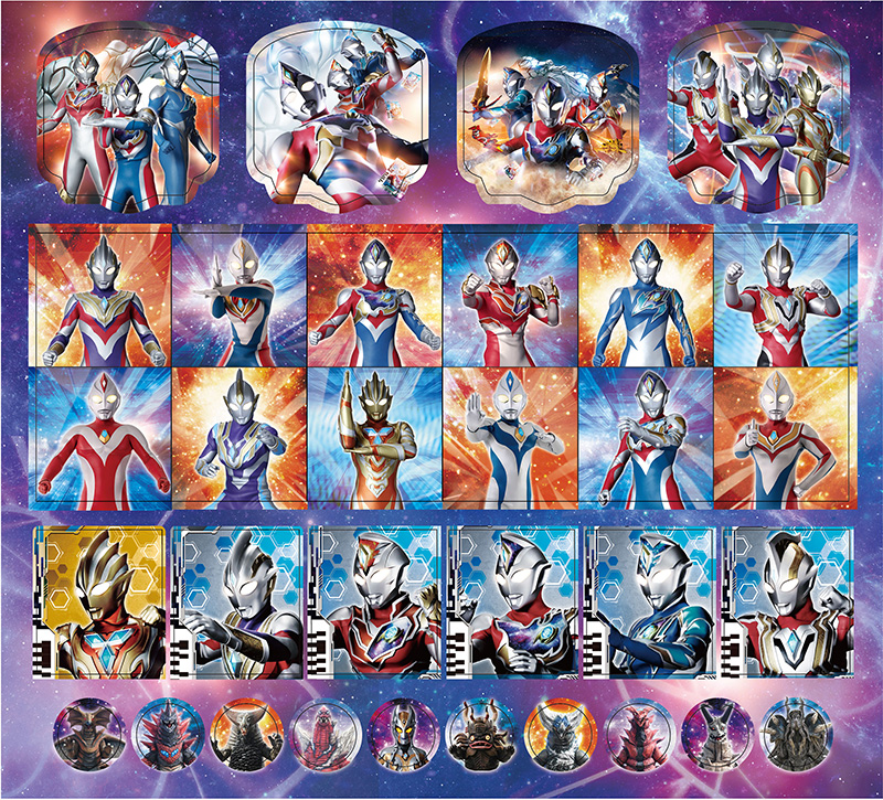 超人力霸王德卡 小畫家造型貼畫