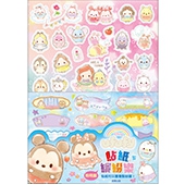 迪士尼Ufufy 貼紙繽紛樂-粉萌篇
