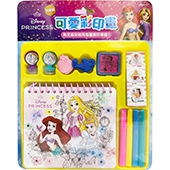 迪士尼公主 可愛彩印畫─俏麗篇
