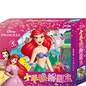 迪士尼公主 小手拼拼圖盒