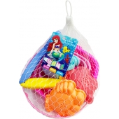 迪士尼公主 摺疊桶玩沙組