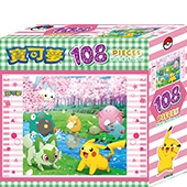 寶可夢 108片盒裝拼圖(J)