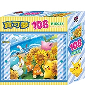 寶可夢 108片盒裝拼圖(H)