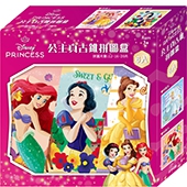 迪士尼公主 真古錐拼圖盒
